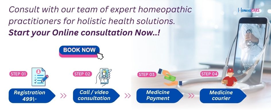 Steps to register for homeopathic treatment online