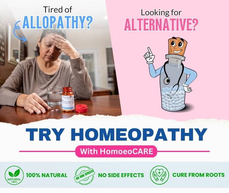 Start Homeopathy Treatment today 