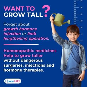 Grow your height with Homeopathy medicines