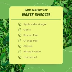 Home Remedies for warts removal