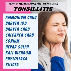 Top 9 Homeopathic medicines for Tonsillitis