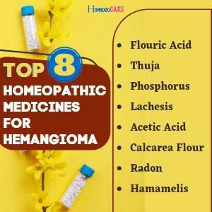 Top 8 Homeopathic medicines for Hemangioma