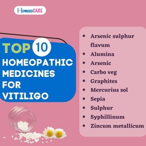 Top 10 Homeopathic Medicines For Vitiligo