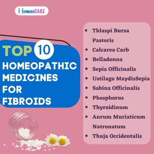 Top 10 Homeopathic medicines for Uterine fibroids